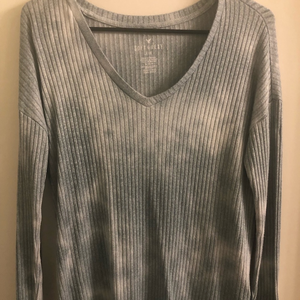 Light the dye long sleeve shirt